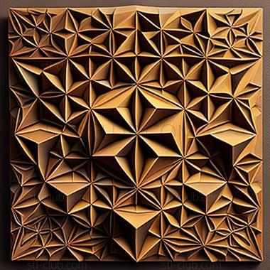 3D model st geometric pattern (STL)